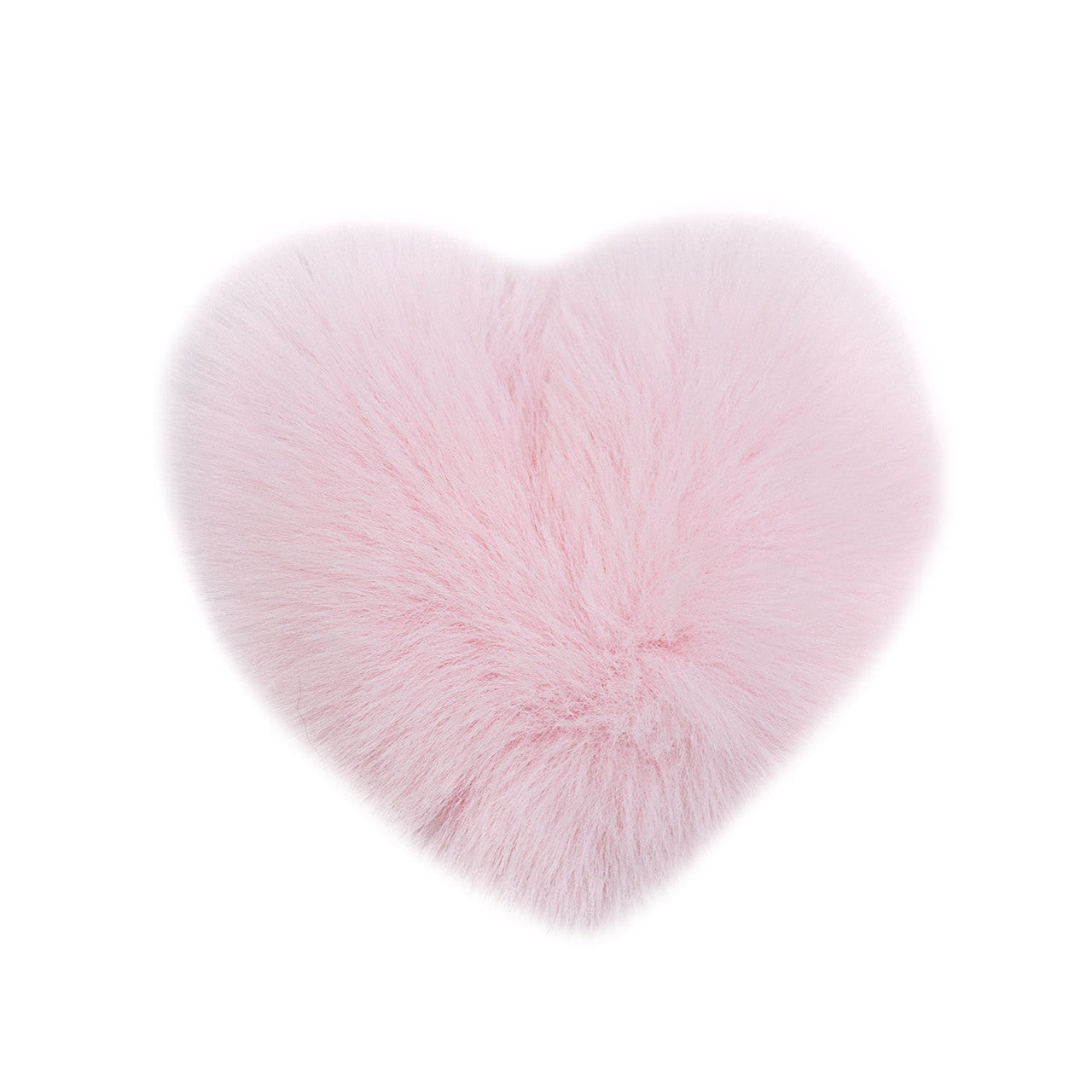 Faux Fur Heart Shaped Hair Tie