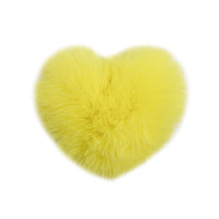 Faux Fur Heart Shaped Hair Tie