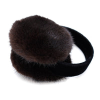 Mink Fur Earmuffs with Velvet Band