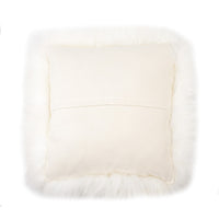 Shearling Sheepskin Pillow White