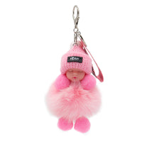 Fox Fur Baby Keychain