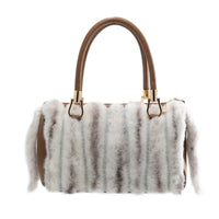 Mink Fur Handbag with Tails