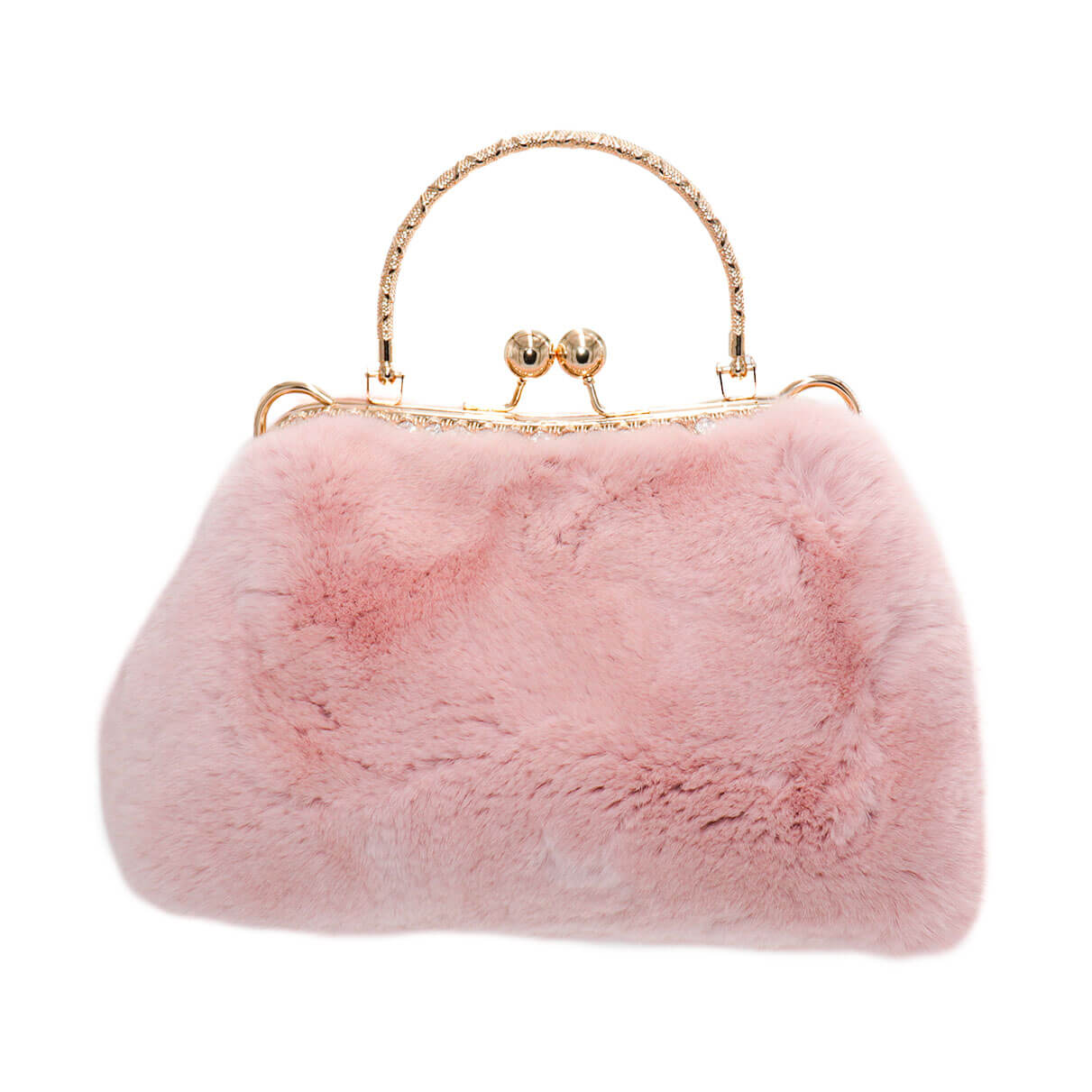 Rabbit fur purse sale