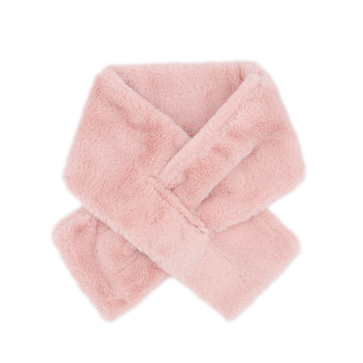 Children's Faux Fur Pull-Through Scarf