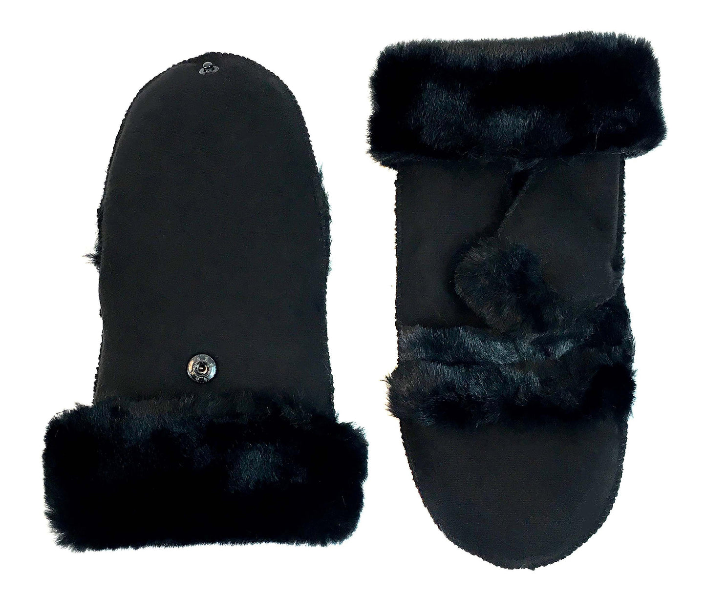 Children's Faux Shearling Flip Top Mittens