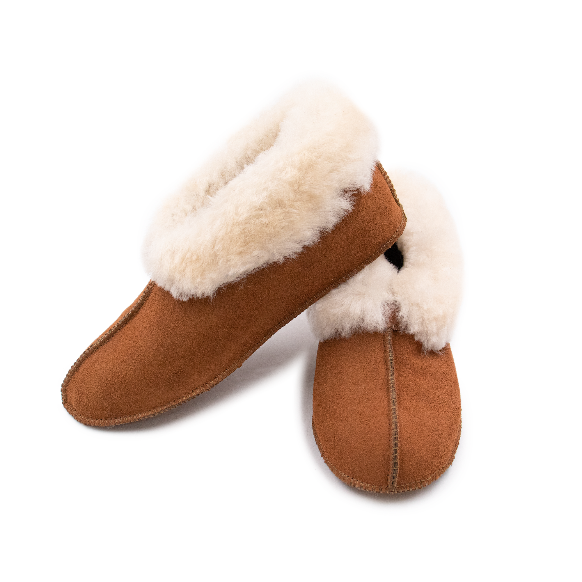 Shearling sheepskin slippers discount