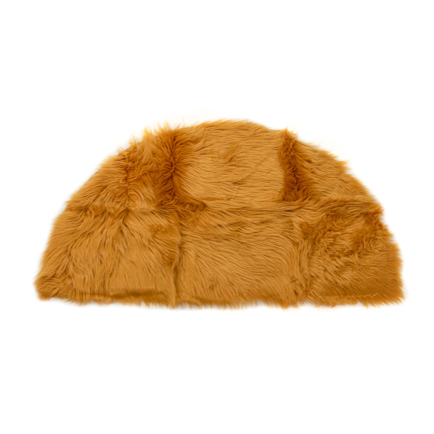 Faux Fur Half-Circle Rug