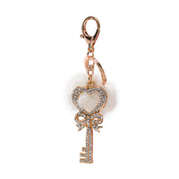 Mink Fur Bling Key Keychain