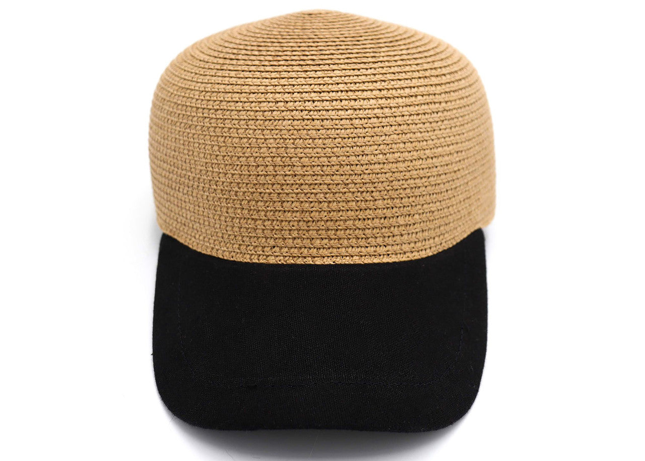 Straw Baseball Cap 