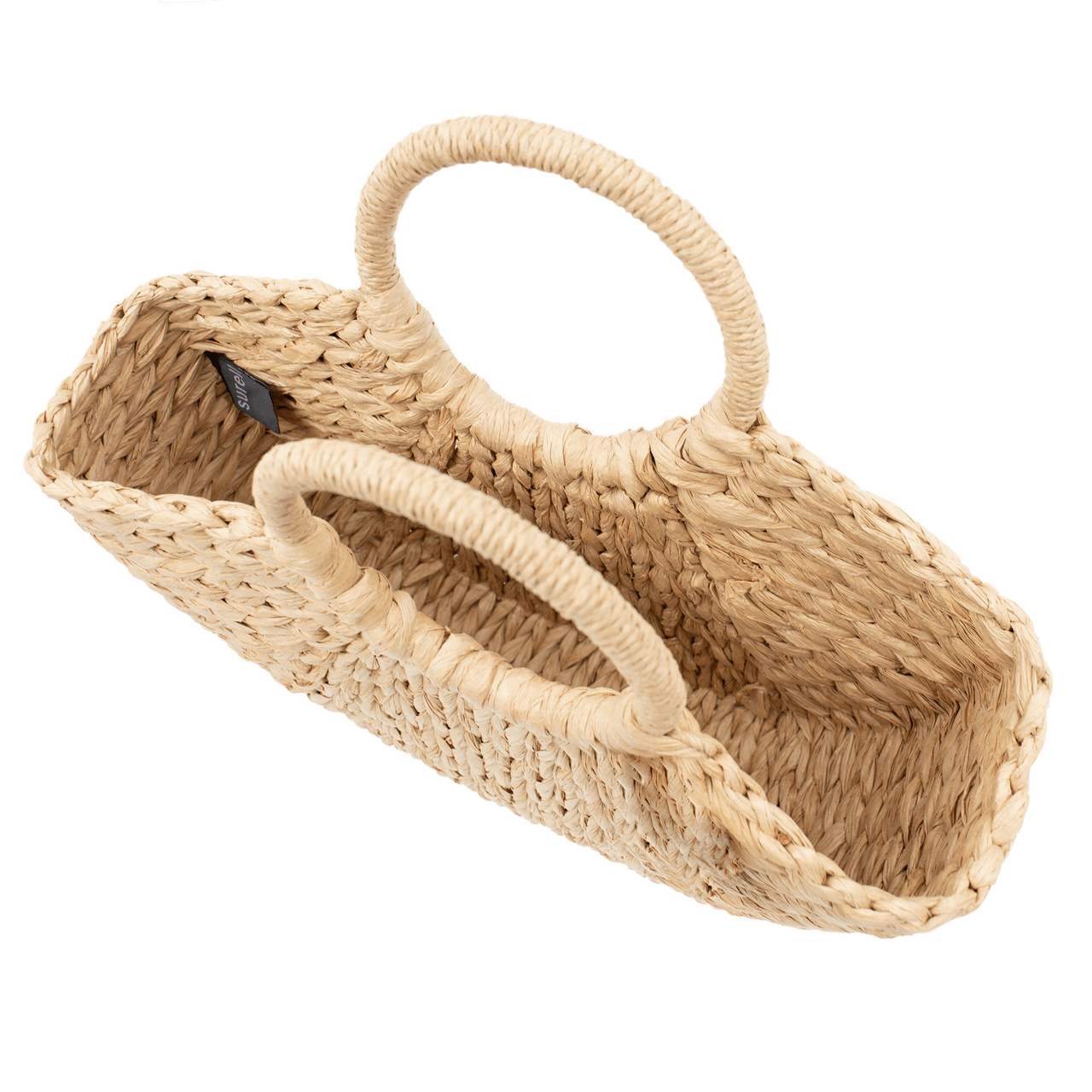 Paper Straw Bag with Round Handle