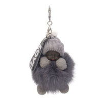 Fox Fur Baby Keychain