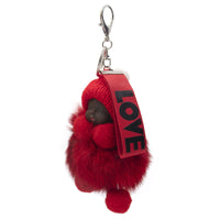 Fox Fur Baby Keychain