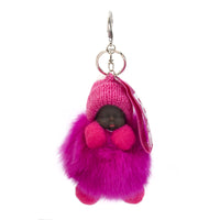 Fox Fur Baby Keychain