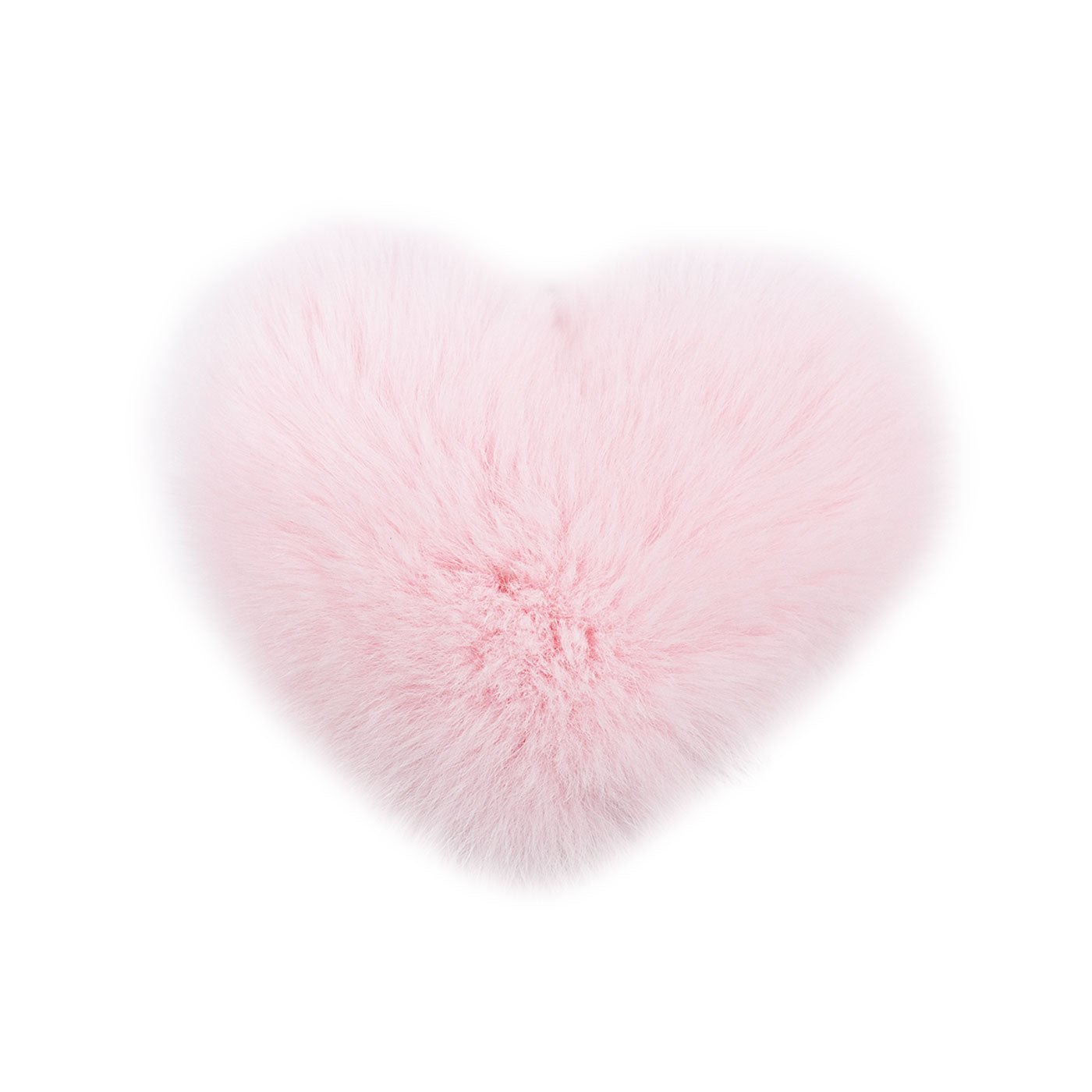 Rex Rabbit Fur Heart Shaped Hair Tie