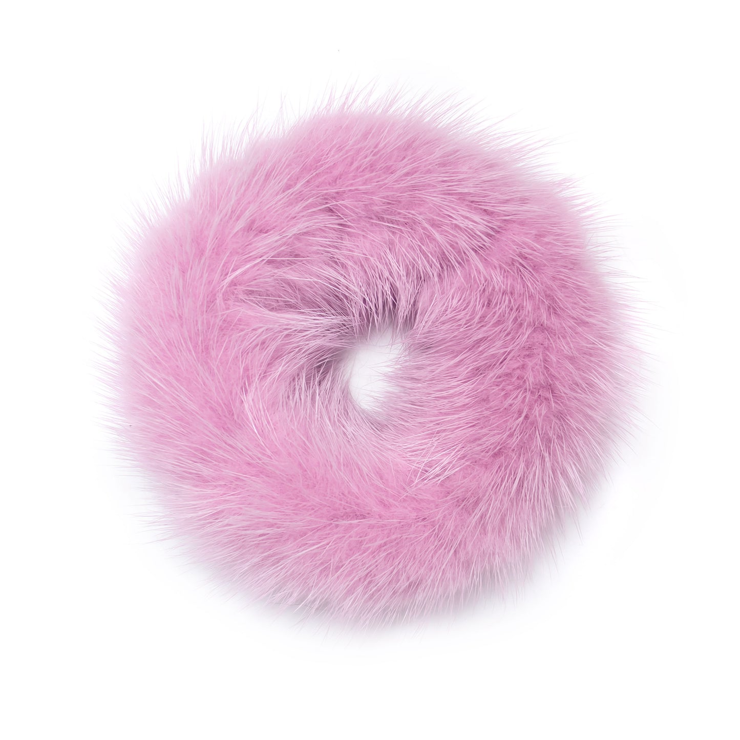 Mink Fur Scrunchie