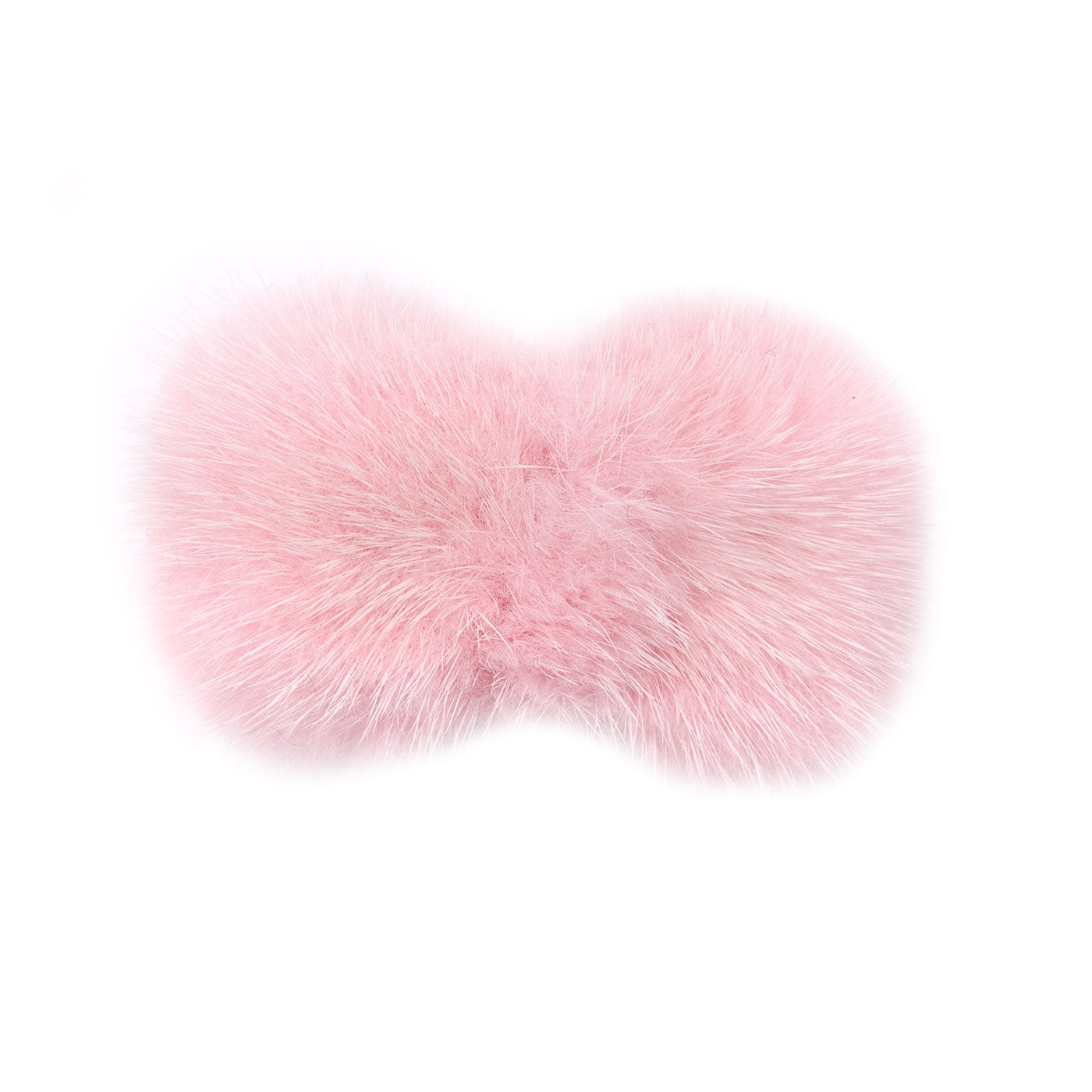 Mink Fur Bow Shaped Hair Clip