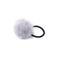 Rex Rabbit Fur Pom Hair Tie