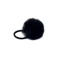 Rex Rabbit Fur Pom Hair Tie