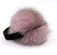 Fox Fur Earmuff with Velvet Band