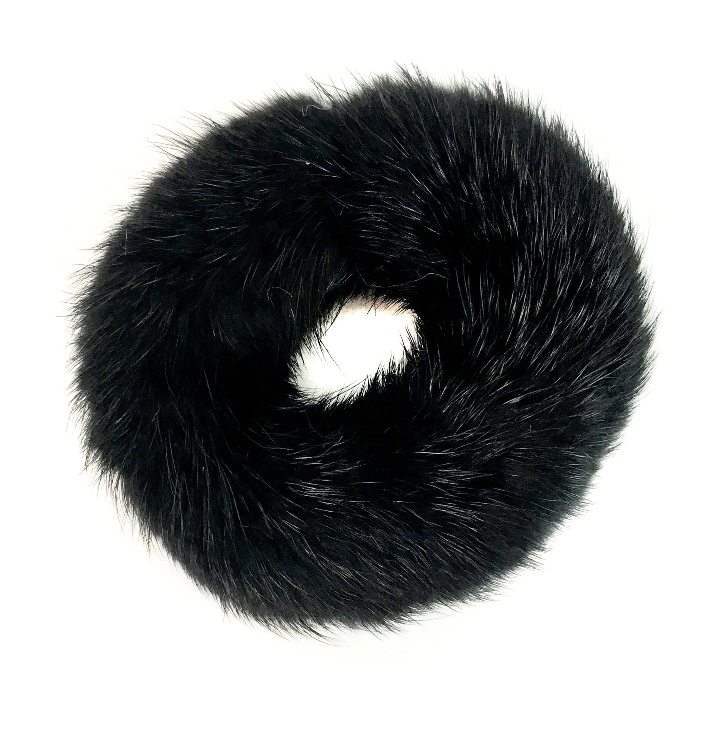 Mink Fur Scrunchie