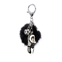 Mink Fur Soccer Cleat Keychain