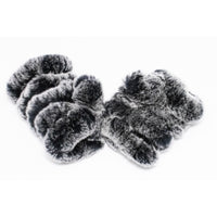 Rex Rabbit Fur Fingerless Gloves