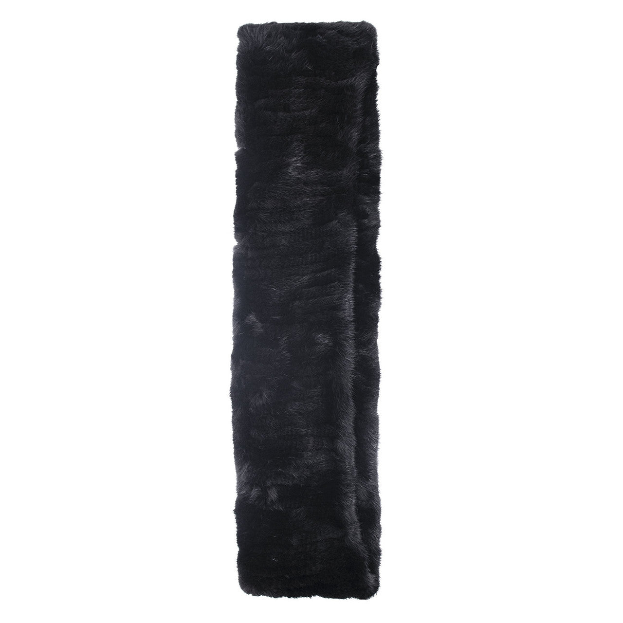 Black Mink Fur Neck Loop