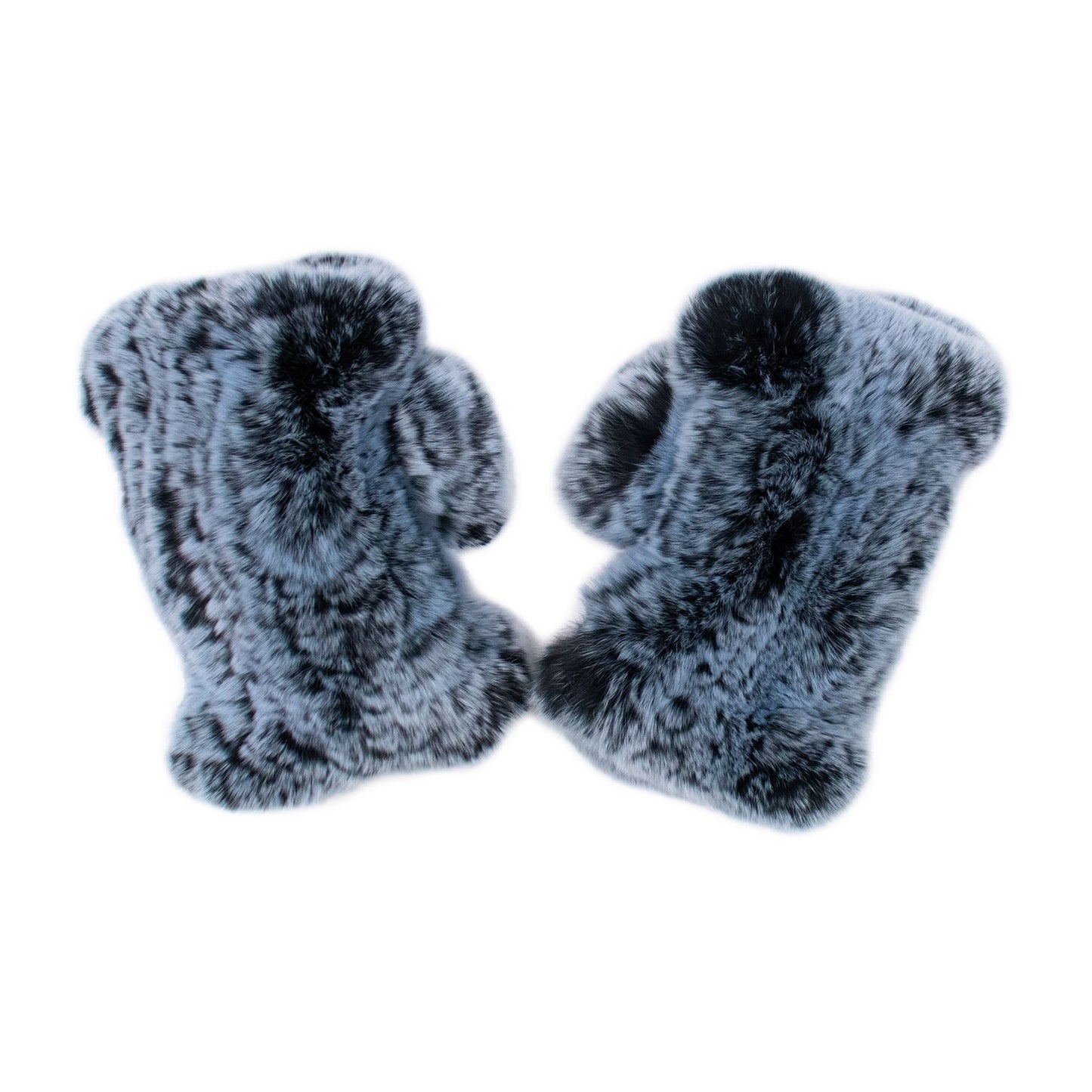 Rex Rabbit Fur Texting Mittens