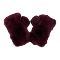 Rex Rabbit Fur Texting Mittens