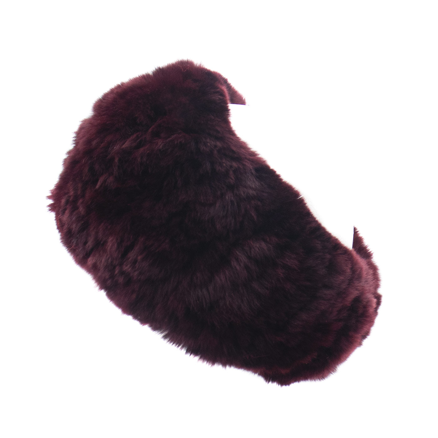 Rex Rabbit Fur Knit Headband/Scarf