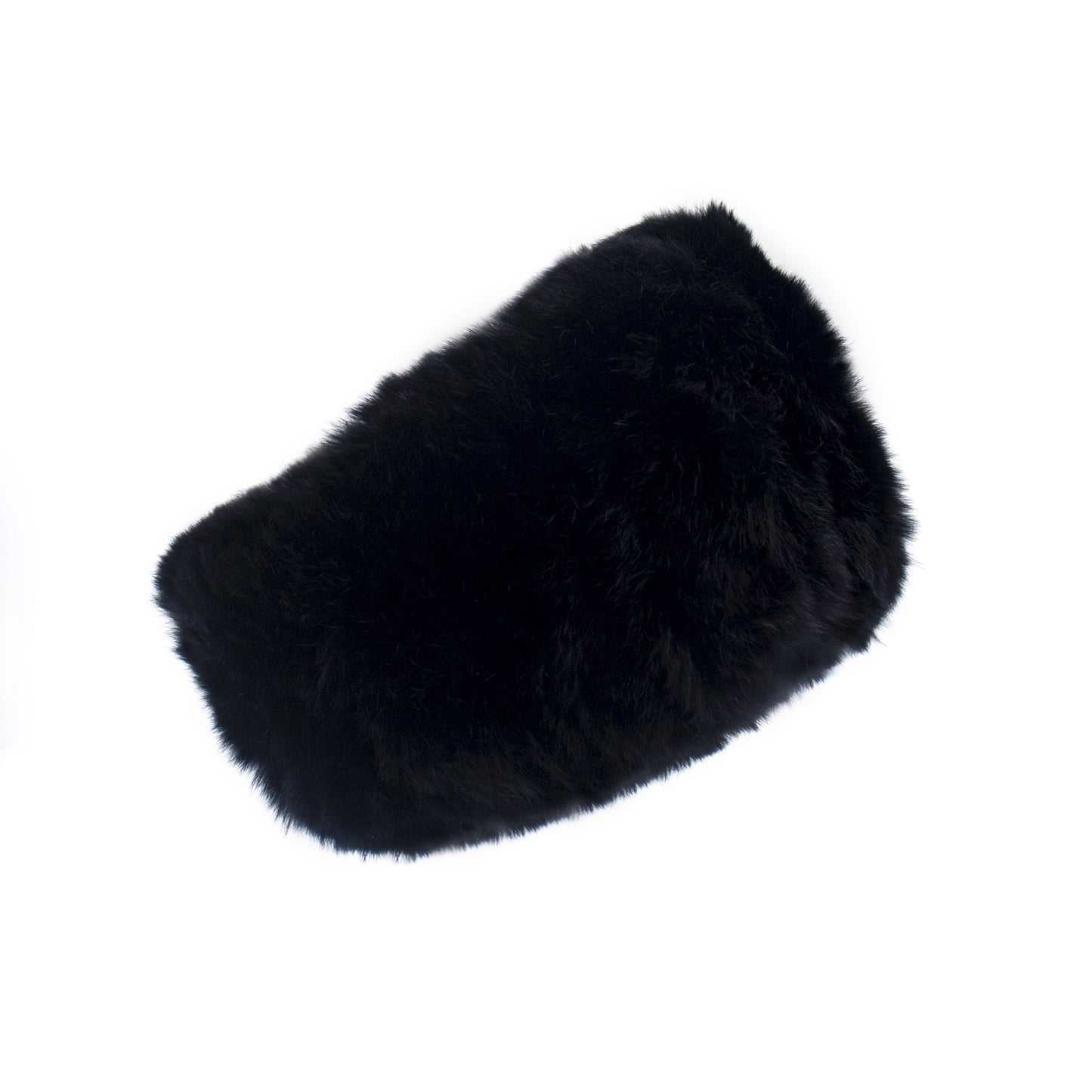 Rex Rabbit Fur Knit Headband/Scarf