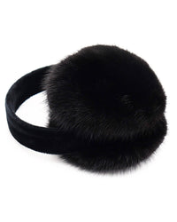 Mink Fur Earmuffs with Velvet Band