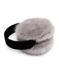 Mink Fur Earmuffs with Velvet Band