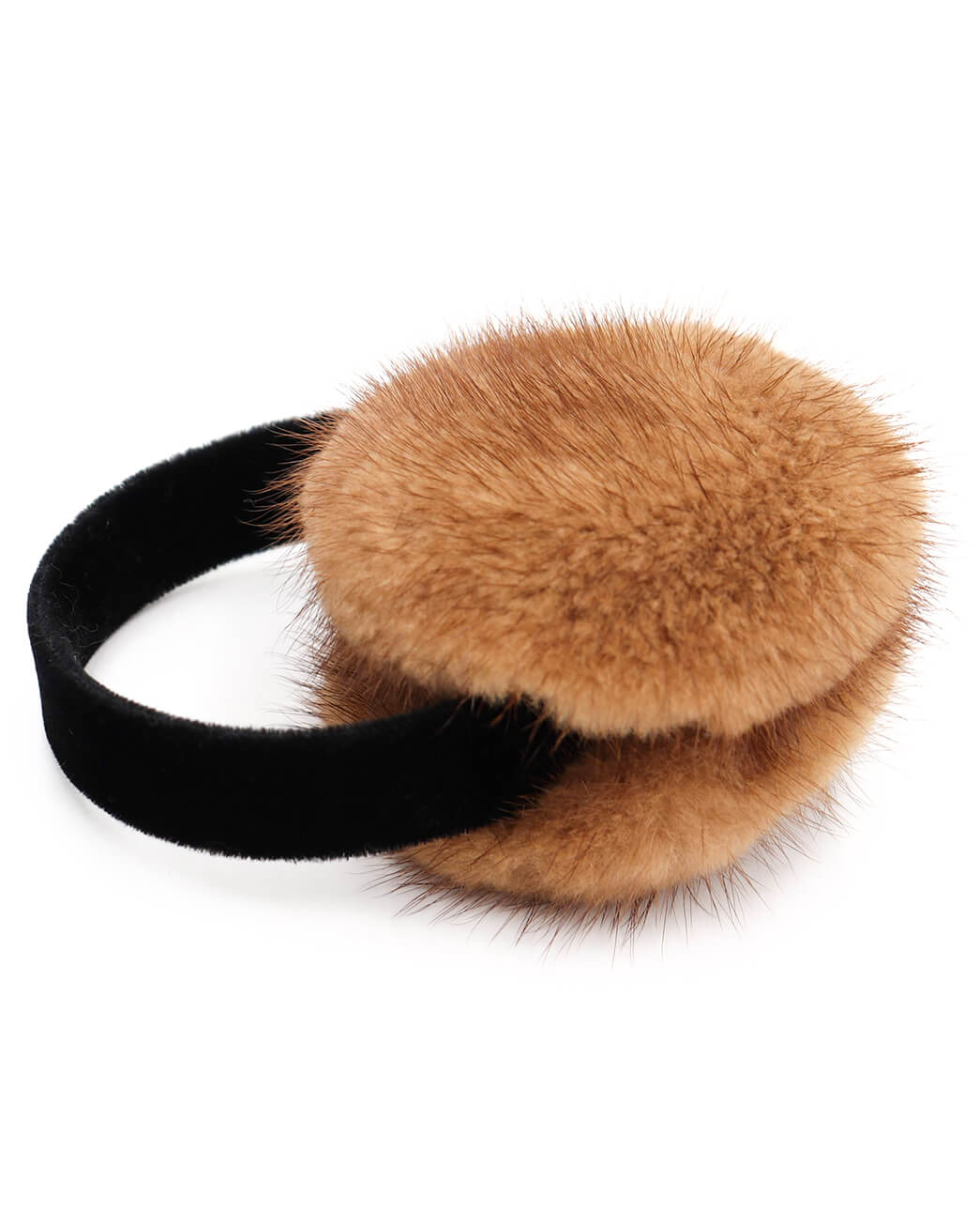 Mink Fur Earmuffs with Velvet Band