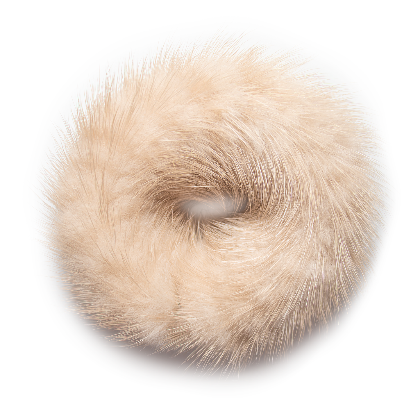 Mink Fur Scrunchie