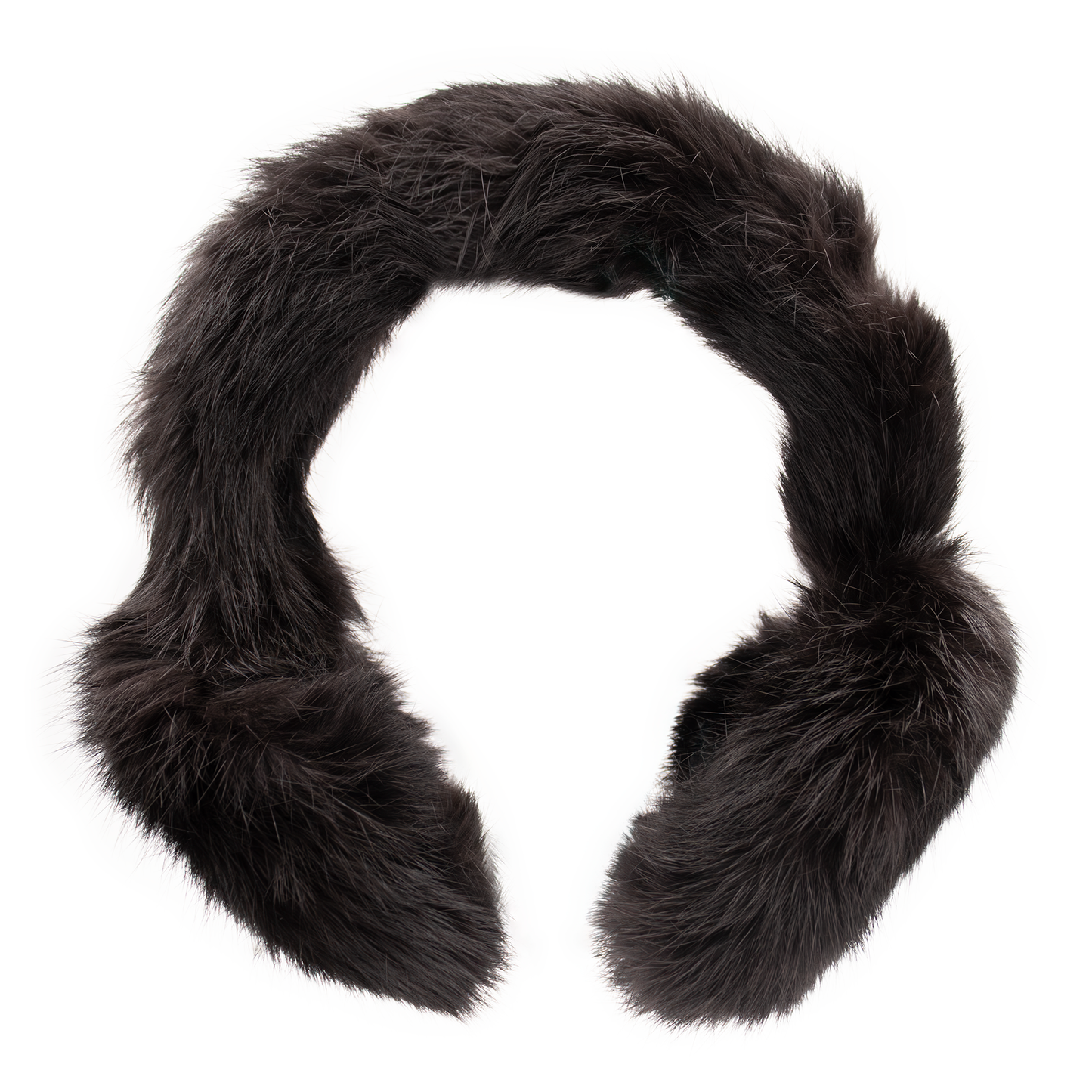 Long Haired Rabbit Earmuff with Halo Band