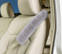 Shearling Seat Belt Cover