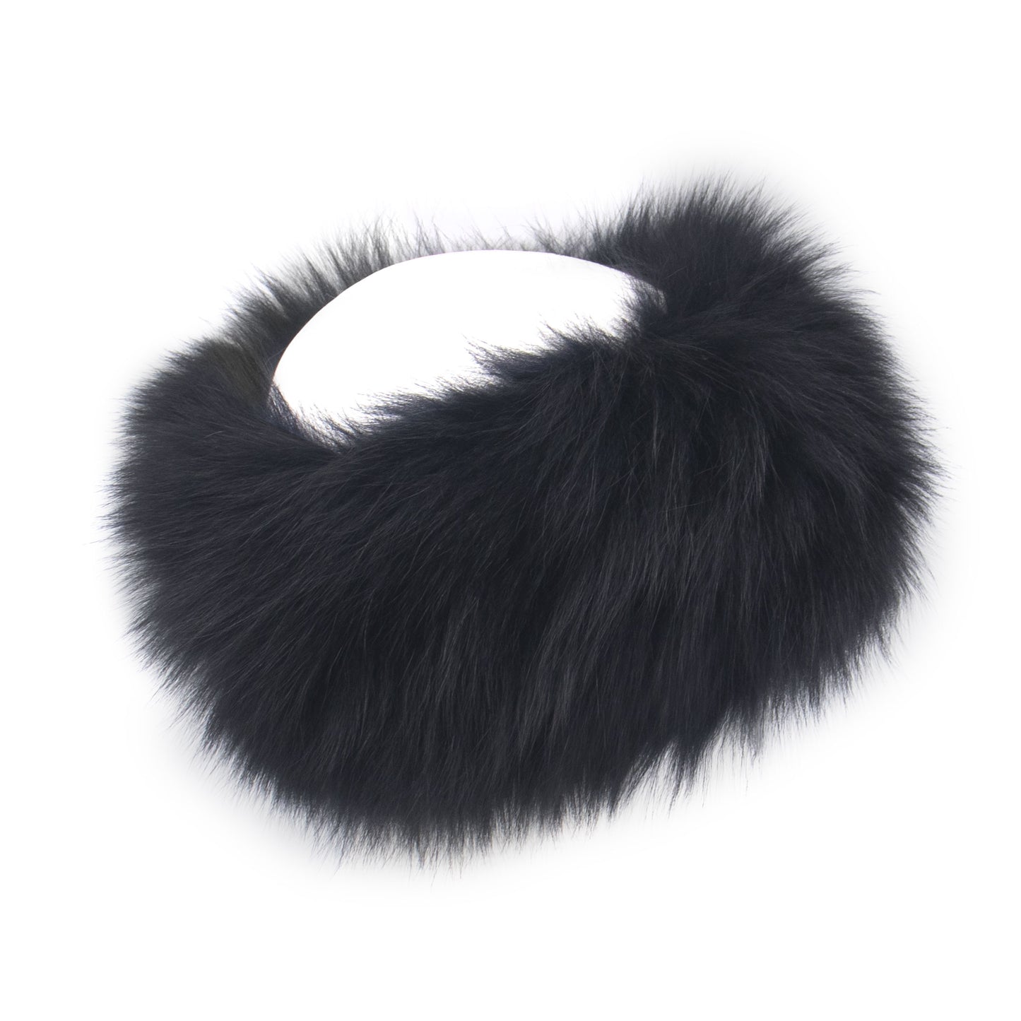 Fox Fur Knit Headband/Scarf