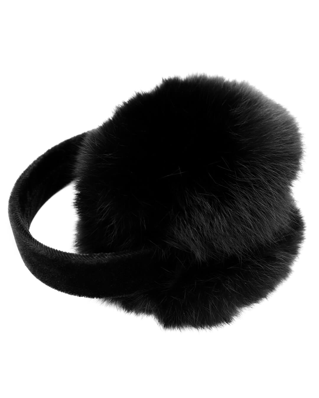 Rabbit Fur Earmuffs with Velvet Band