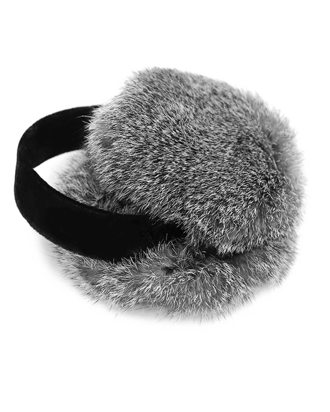 Rabbit Fur Earmuffs with Velvet Band