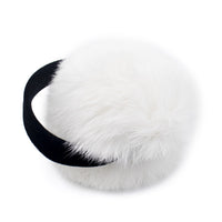 Rabbit Fur Earmuffs with Velvet Band