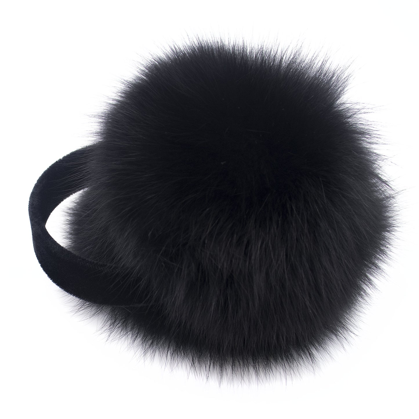 Fox Fur Earmuff with Velvet Band