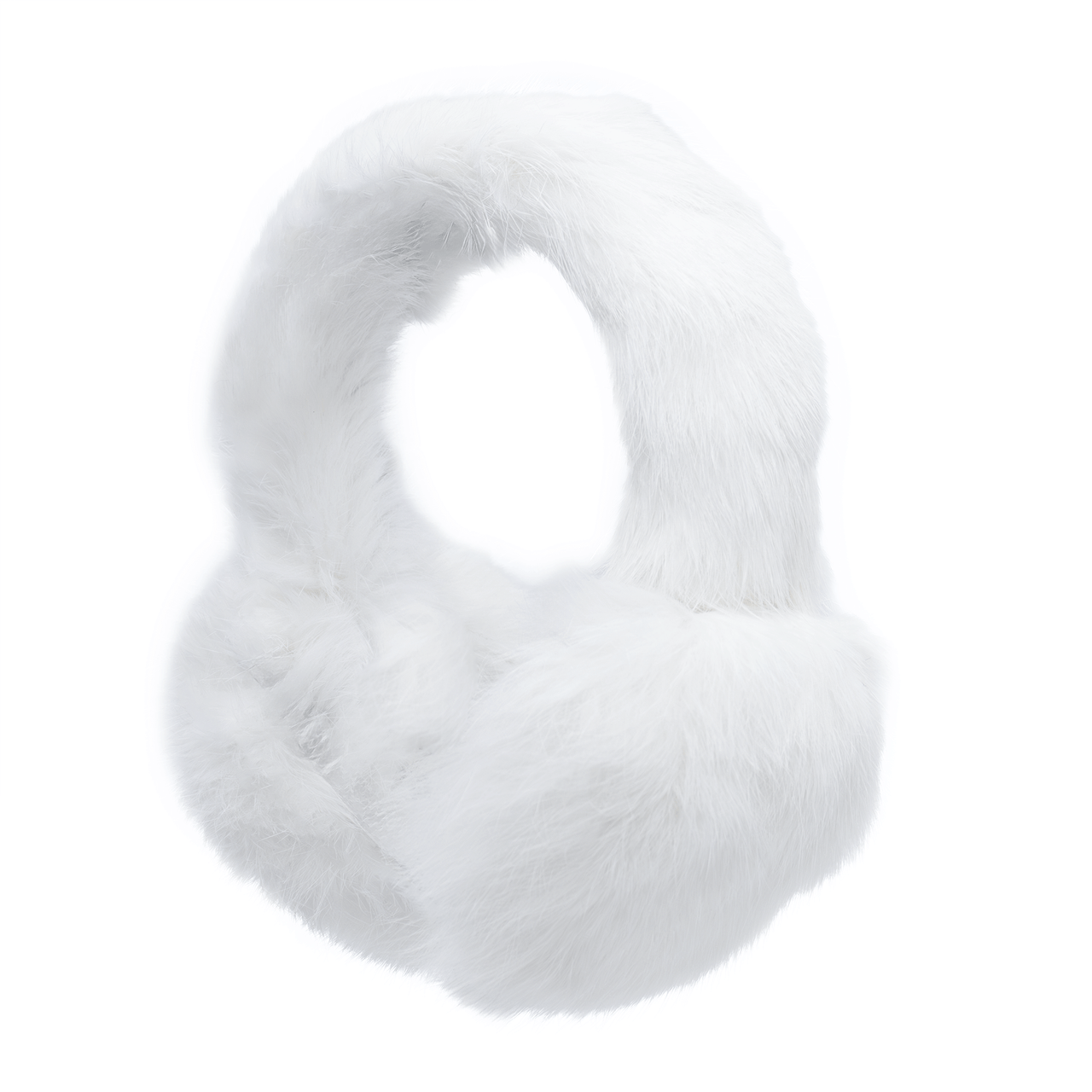 Long Haired Rabbit Earmuff with Halo Band