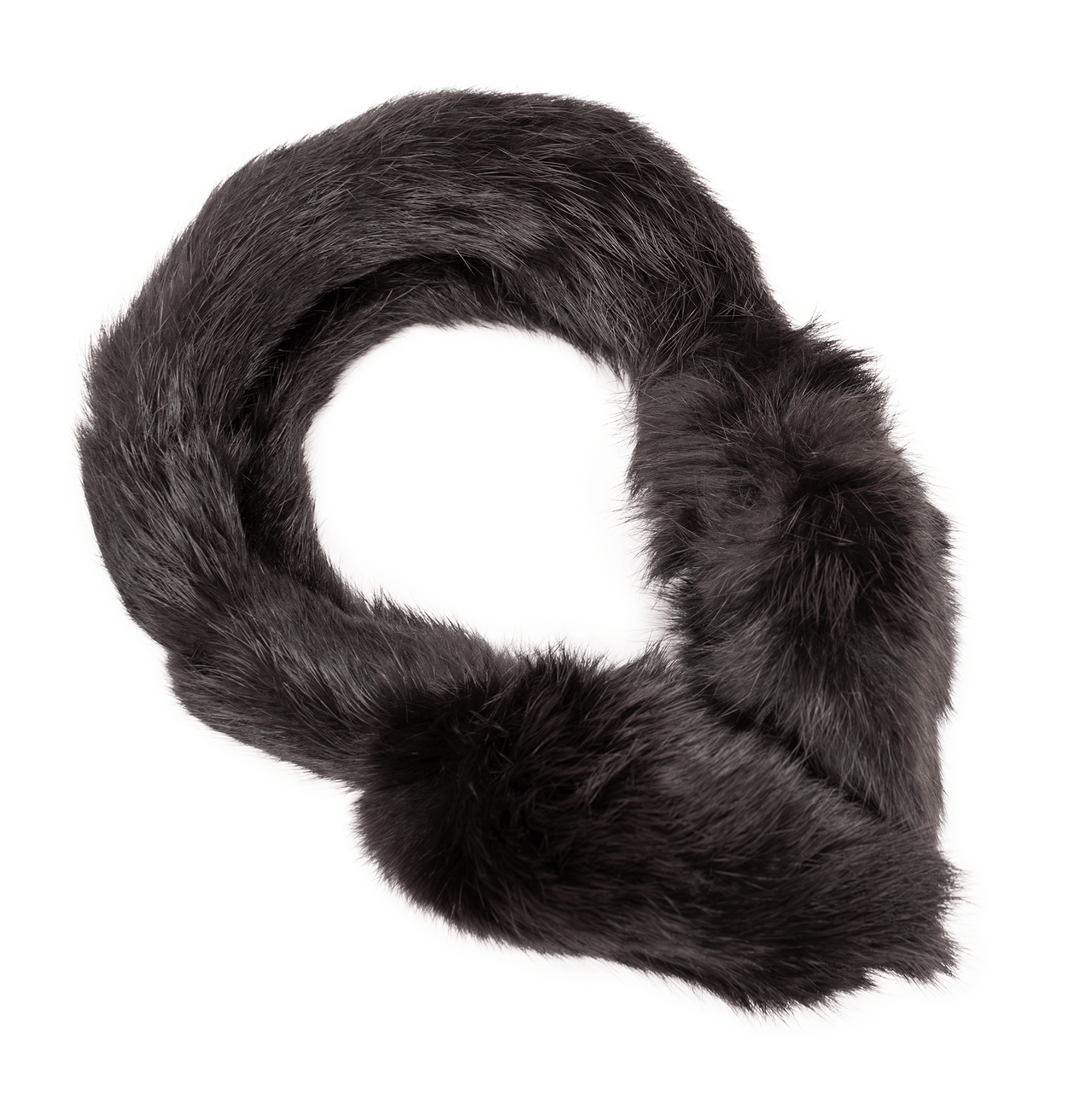 Long Haired Rabbit Earmuff with Halo Band