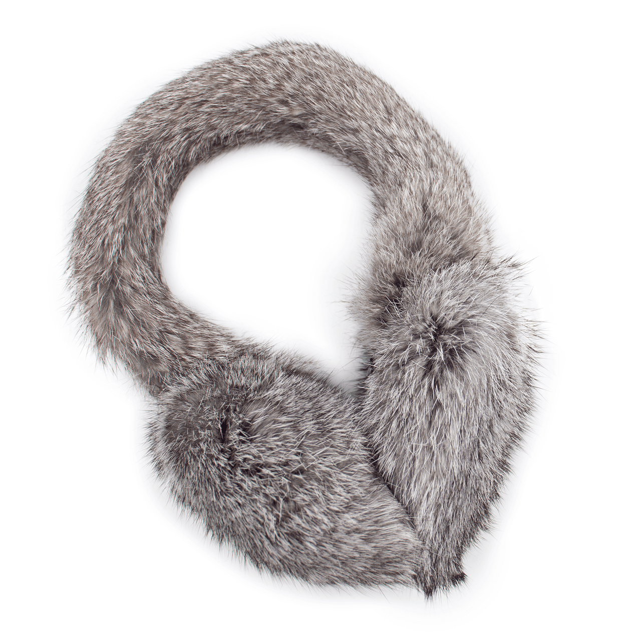 Rabbit earmuffs with fur band