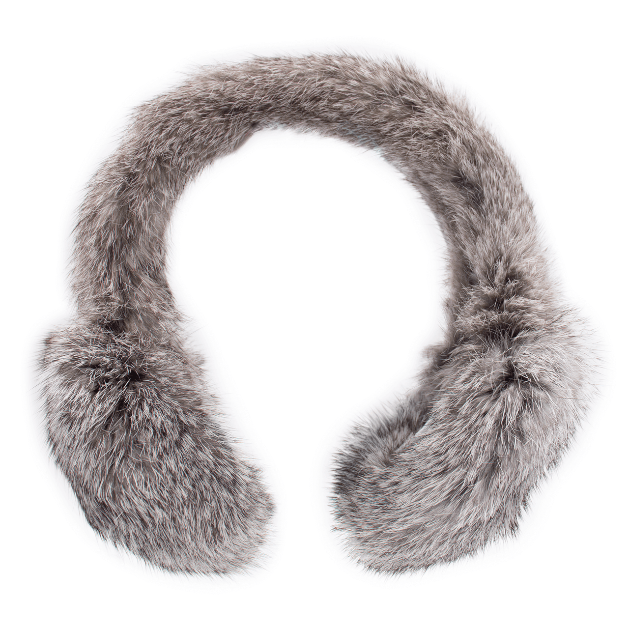 Rabbit earmuffs with fur band