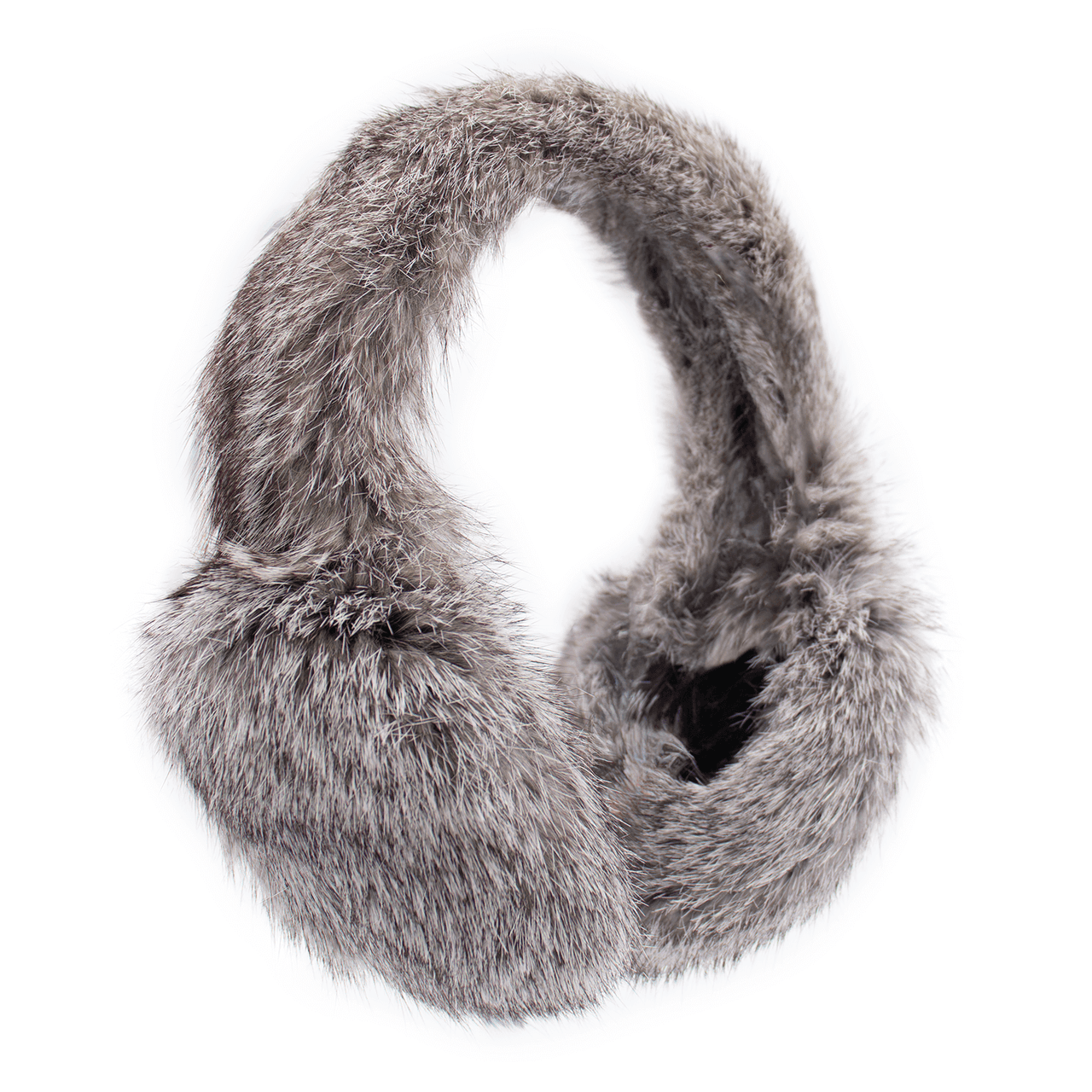 Rabbit earmuffs with fur band