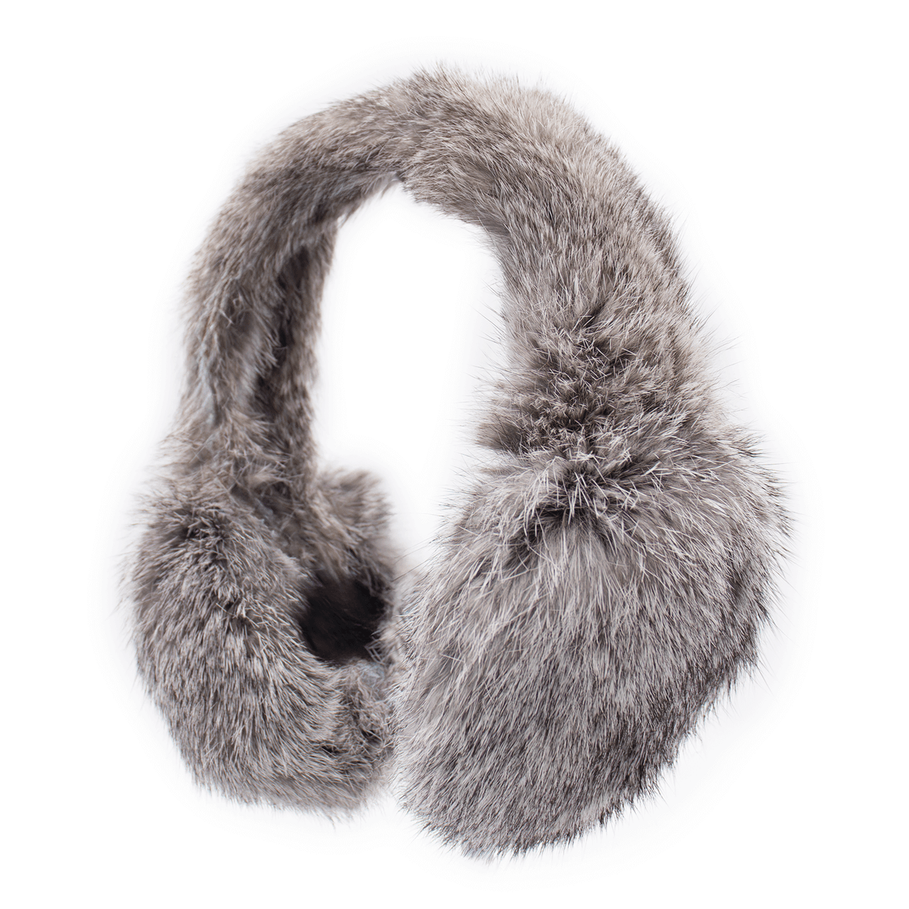 Rabbit earmuffs with fur band