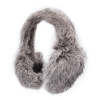 Rabbit earmuffs with fur band