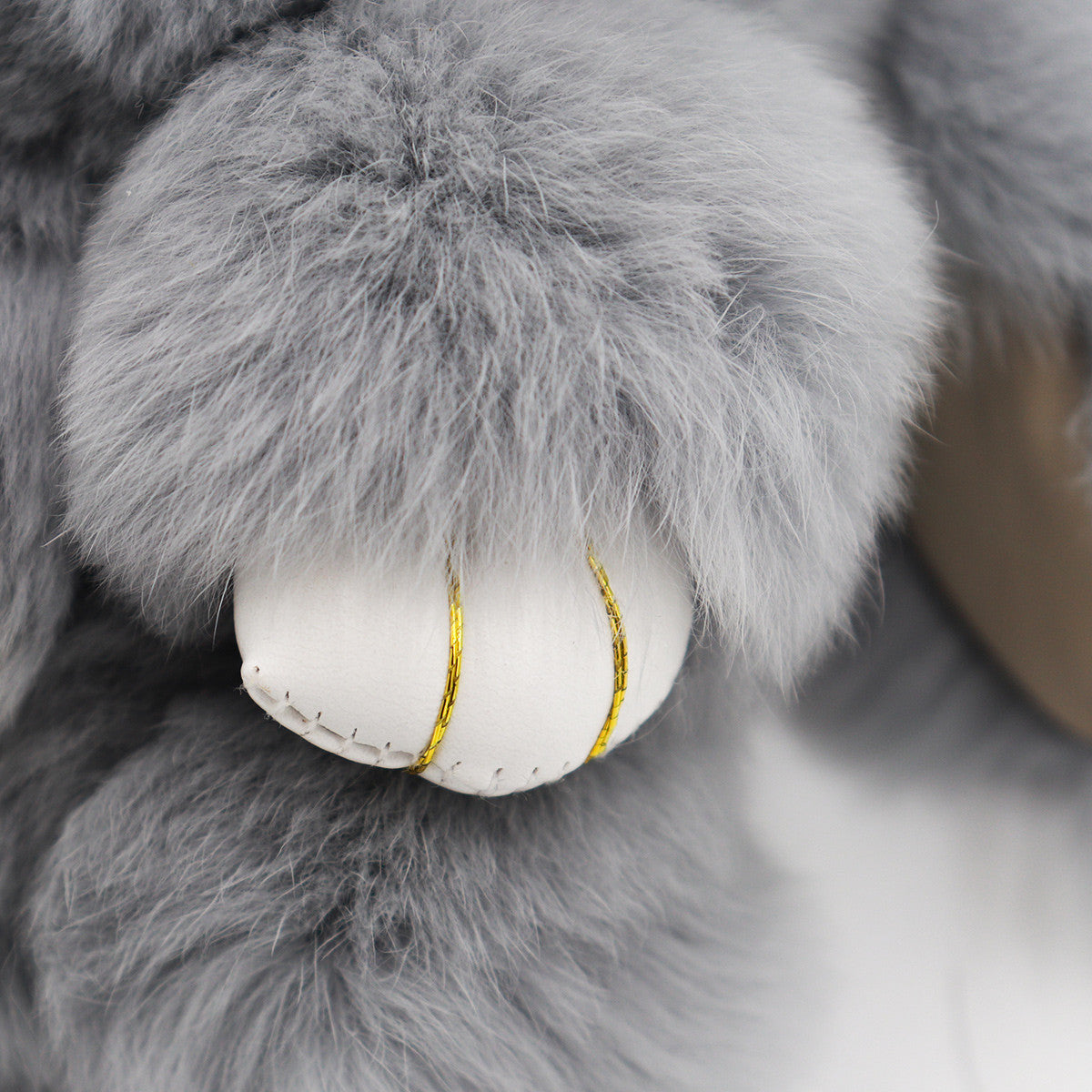 Rex Rabbit Fur Bunny Keychain